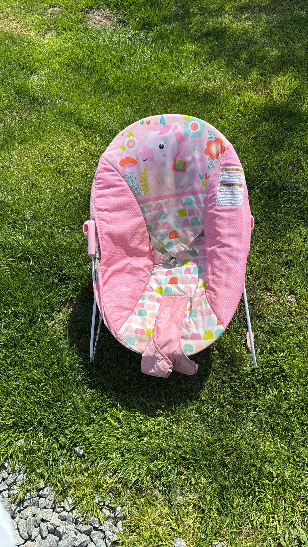 Infant Bouncy Chair Pink Color Excellent Condition