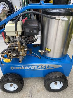 QuakerBlast Hot Water Pressure Washer - 4000 psi - electric start.