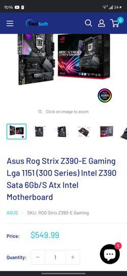 Rog strix z390-E gaming motherboard