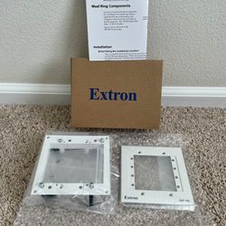 EXTRON Plastic Mounting Bracket (Mud Ring) AAP 102 White 60-300-03 (NEW IN BOX)