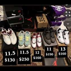 Lot Of Jordan Size 11 + Read Description 