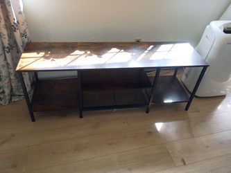 TV stand with built in outlets