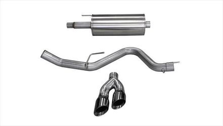 Corsa Performance Sport 3.0 in Cat-Back 4.0 in Twin Tips | 2015-2020 5.0L Ford F-150 V8