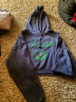 Victoria's Secret PINK Navy Pullover Hoodie
