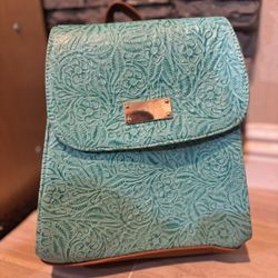 Real Leather Mini Backpack