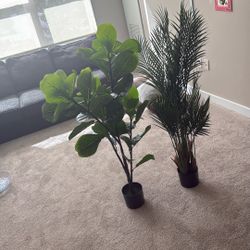 artificial Living Room Plant Decor 