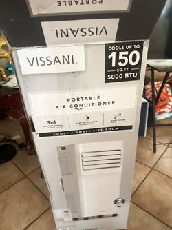 Vissani 5,000 BTU 3-in-1 Portable Air Conditioner (Model VAP05R1AWT / Store SKU 1010406002)