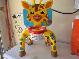 Giraffe basketball & soccer goal activity center