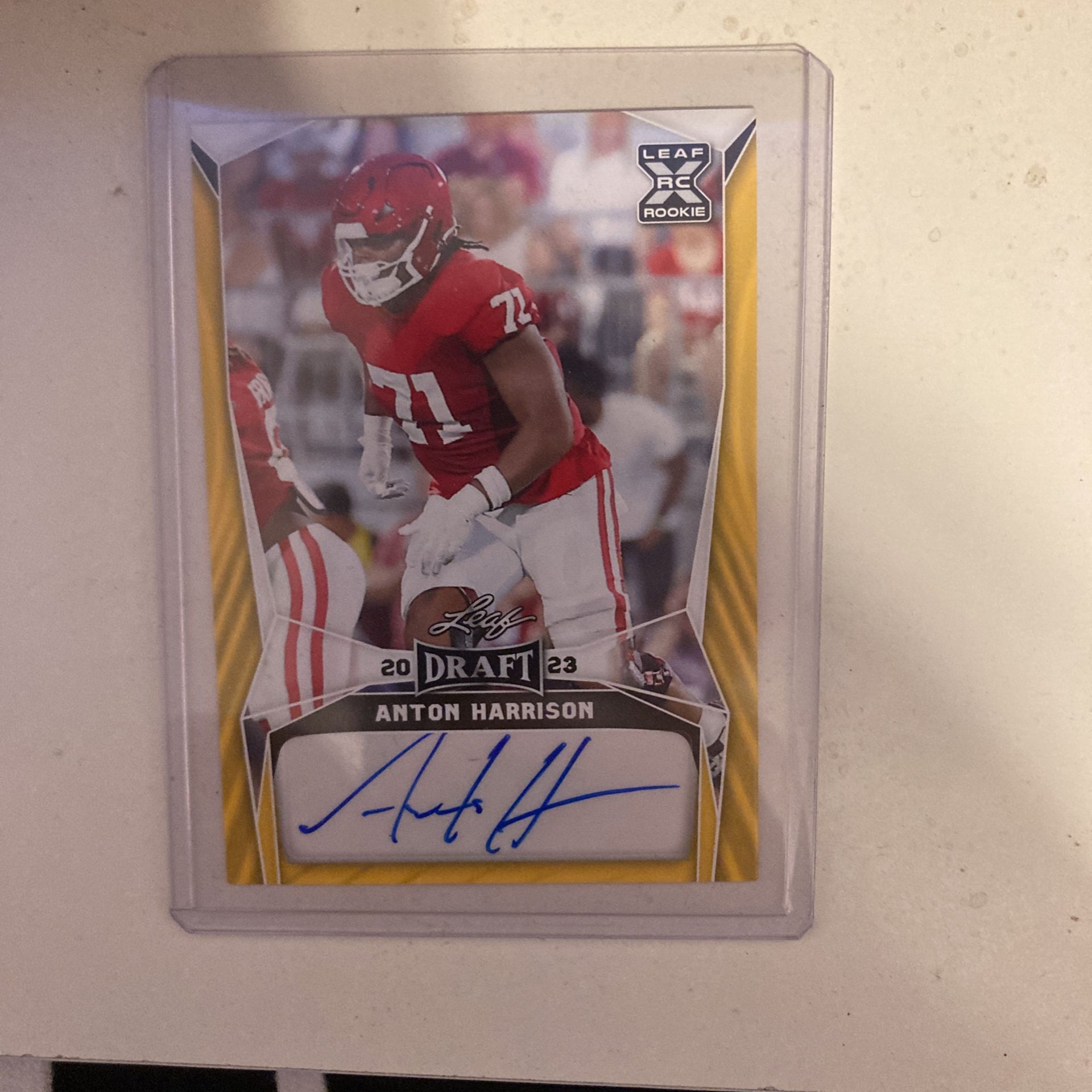 Anton Harrison Autograph Card