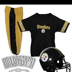 NFL Youth Football Uniform Set for Boys & Girls - Includes Helmet, Jersey & Pants with Chinstrap + Numbers