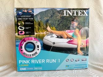 Intex Pink River Run 1 Inflatable Lounge Tube