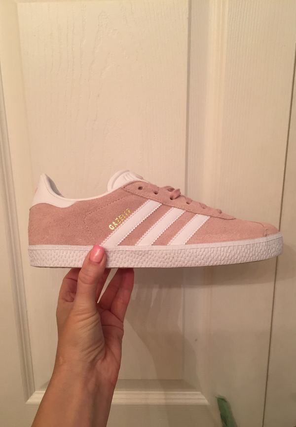 billig Adidas Gazelle shoes Ice Pink white and Gold for Sale ... billig Adidas Gazelle shoes Ice Pink white and Gold for Sale ...