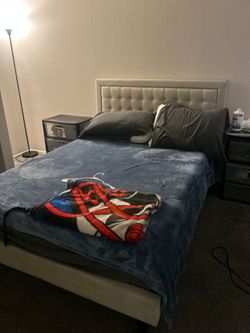 Full bed with frame