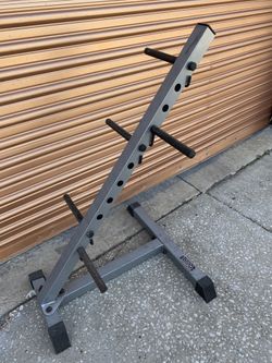 TSA Adjustable Plate Tree For Standard, Olympic or Bumper Weight Plates