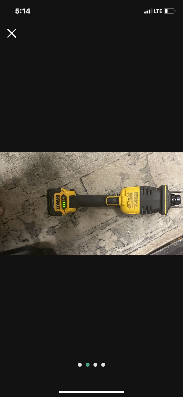 DEWALT XTREME 12V MAX* Reciprocating Saw, One-Handed, Cordless Kit (DCS312G1)  for Sale in Murrieta, CA OfferUp