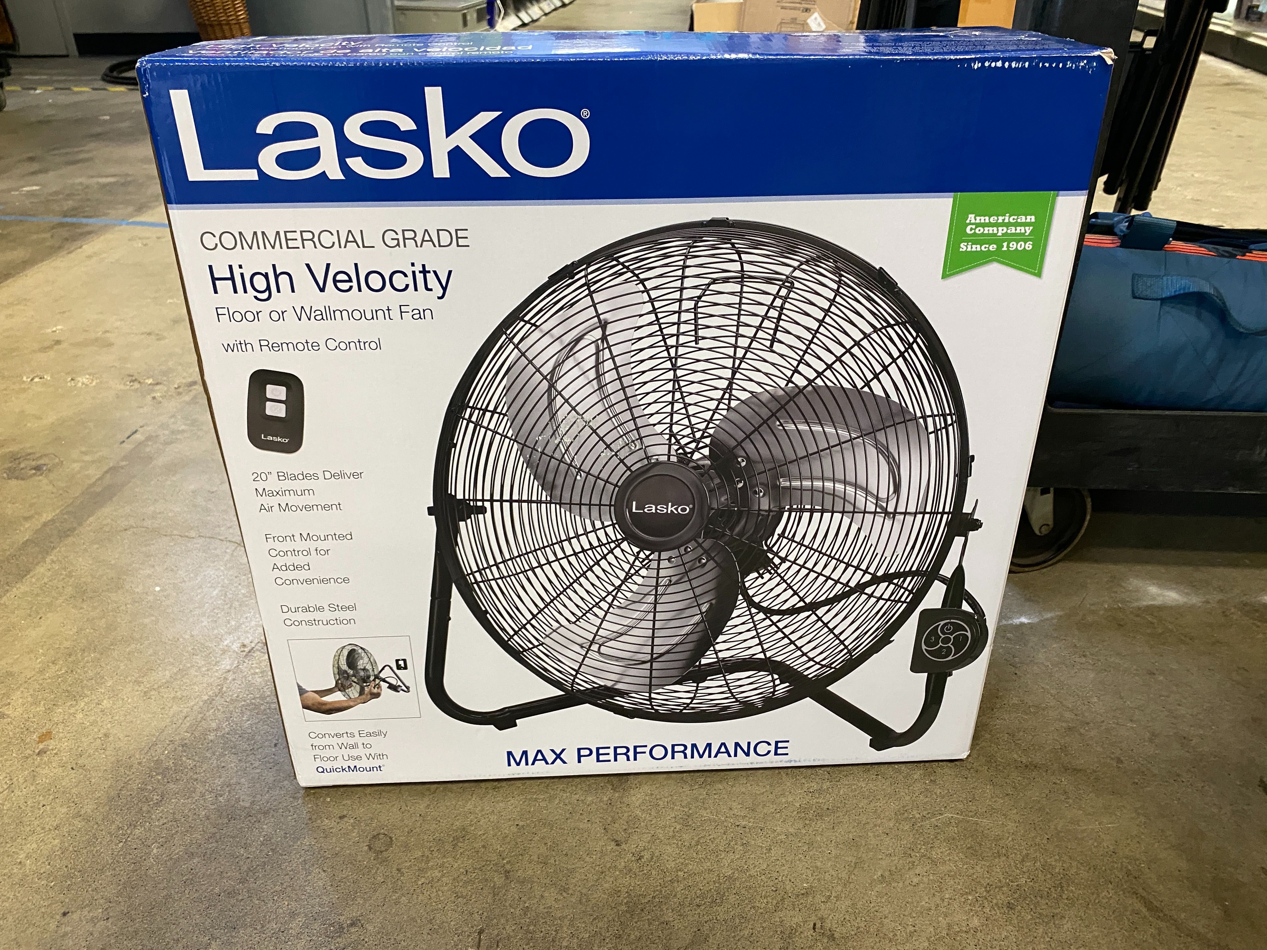 NEW! LASKO Commercial Grade High Velocity Fan