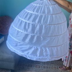 Full A-line 6 Hoop Petticoat