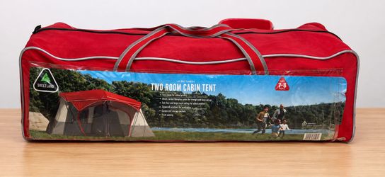 VINTAGE GREATLAND 2 ROOM CABIN TENT – 7-8 PERSON – EXCELLENT CONDITION