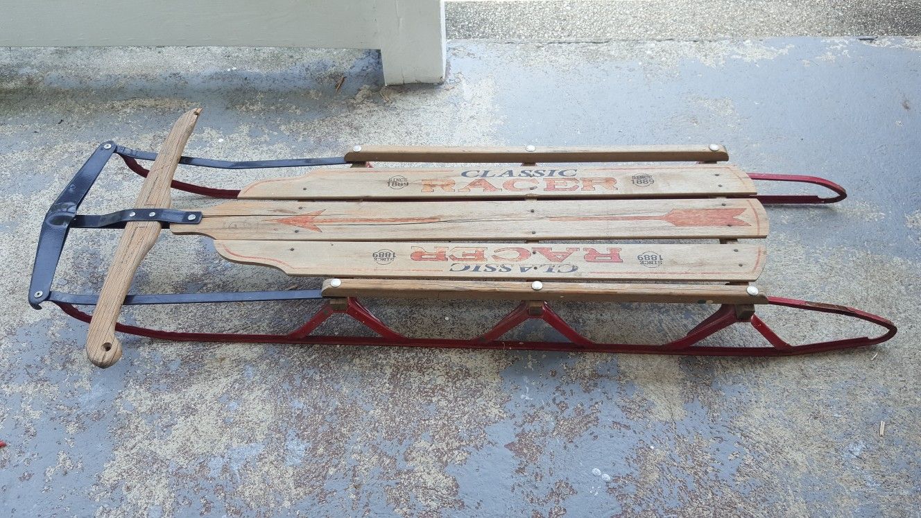 Vintage Racer antique sled