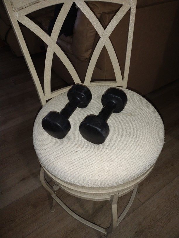Vintage York Dumbbell Weights Pair 8 Lbs