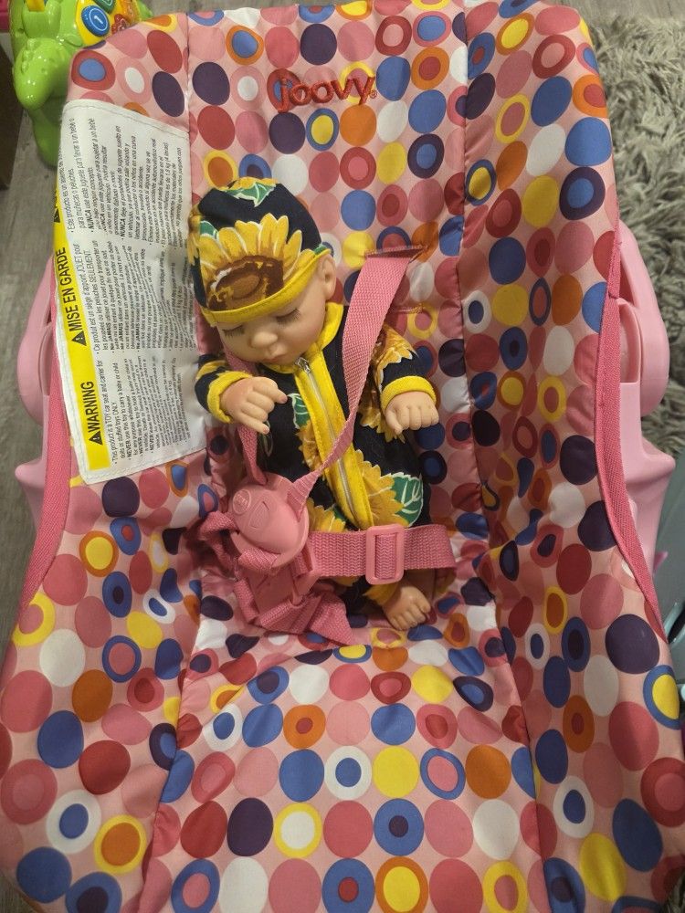 Doll and Car Seat