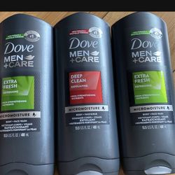 Dove Men Body Wash Lot Of 3 For $15