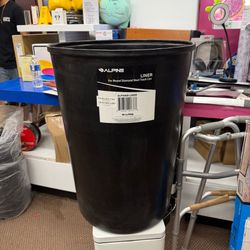 Alpine Industries Plastic Insert Liner Trash Can, 32.5 Gallon