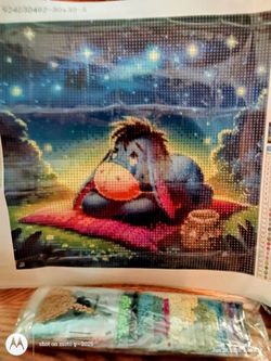 Eeyore night sky diamond painting complete kit