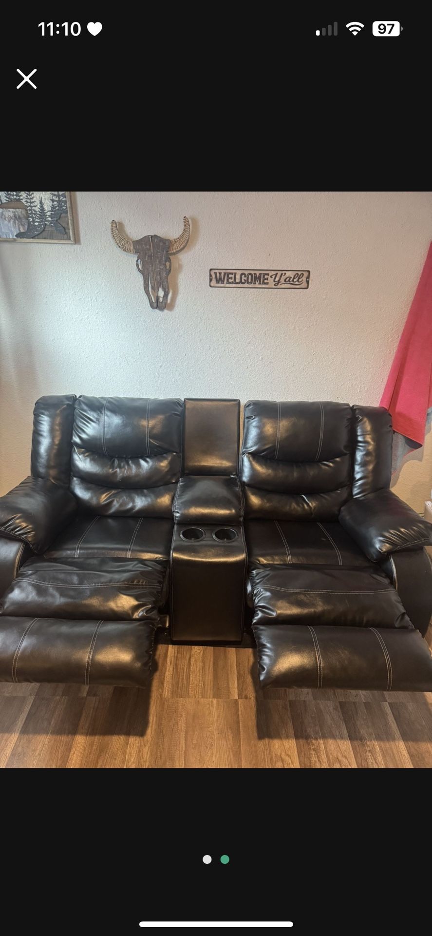 Leather Recliner Like New