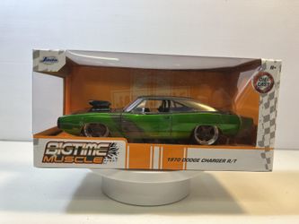 1970 Dodge Charger Diecast Model Car: 1/24 Scale, New In the Box By Jada