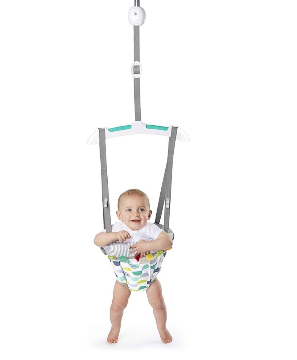 Playful Parade Door Jumper + 60 Pampers