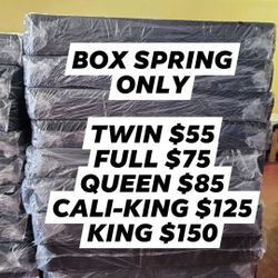 BOX SPRING ONLY 