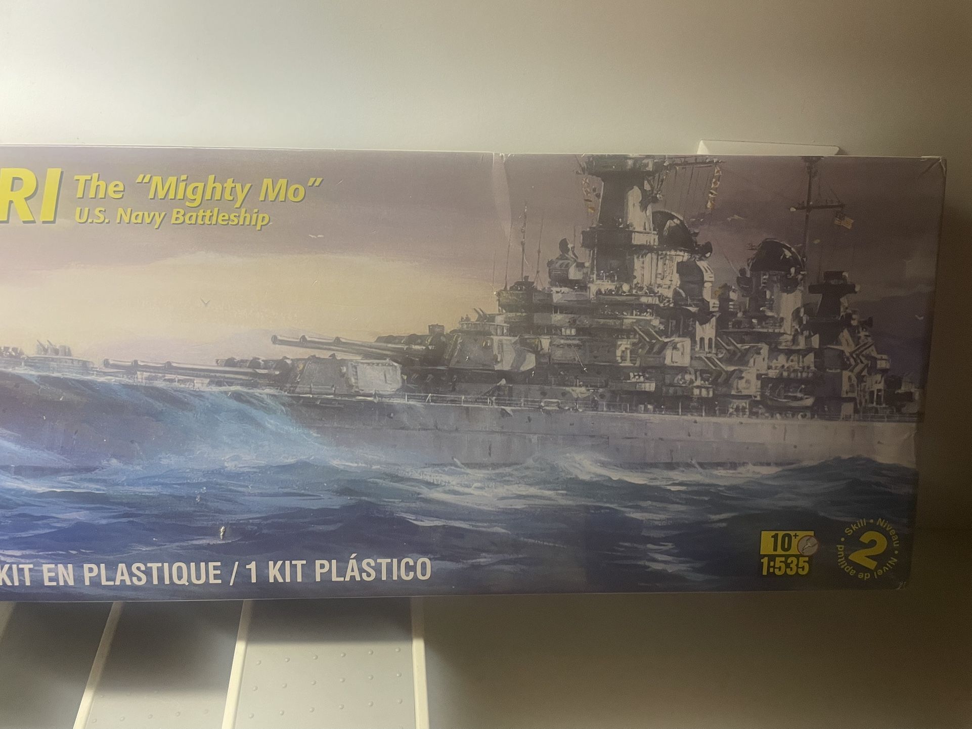 USS Missouri Plastic Kit Battleship
