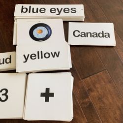 Kids Educational Flash Cards For Fast Reading & Brain Development 