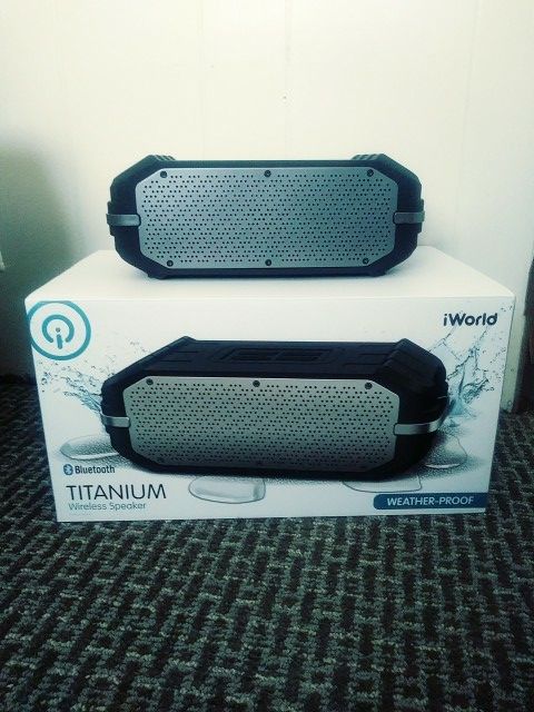 Titanium Iworld Wireless Bluetooth Speaker