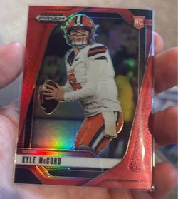 Kyle McCord Panini Prizm RC Red Rookie Card