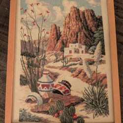 Framed Cross Stitch 