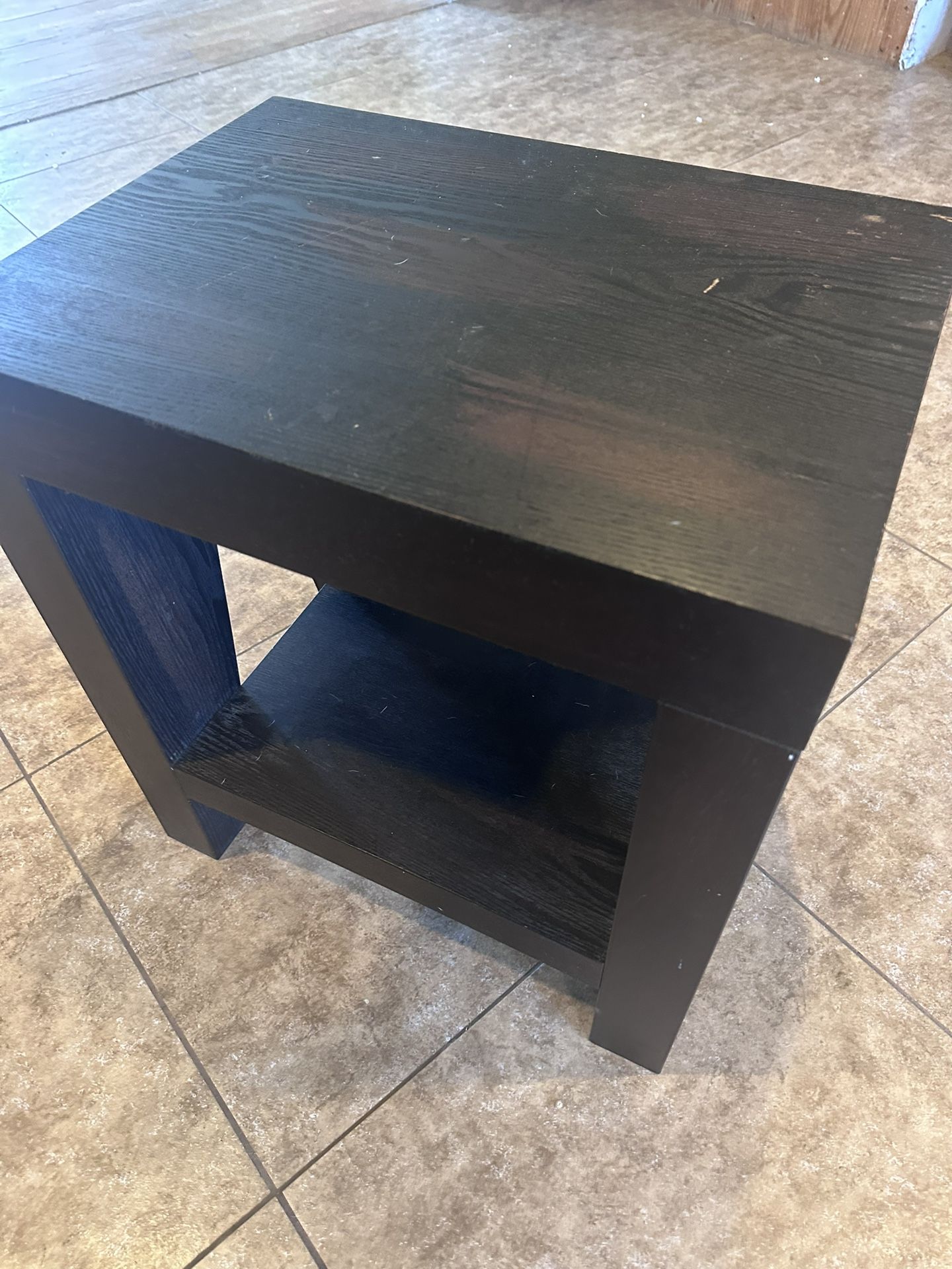 Black End Table