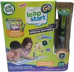 Brand New LeapFrog LeapStart Go System & School Success Bundle