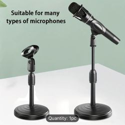 Sleek & Adjustable Desktop Microphone Stand
