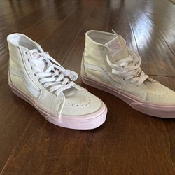 Vans Cream High Tops 