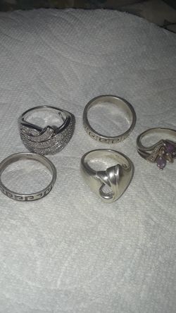 5 925 Silver Rings