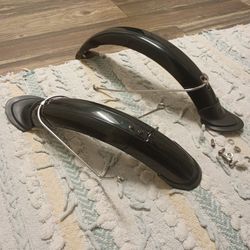 Very lightly used front and rear front fenders for 14 inch tire