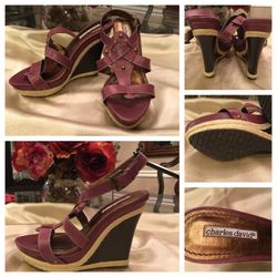 NEW...Charles David Wedge Heels