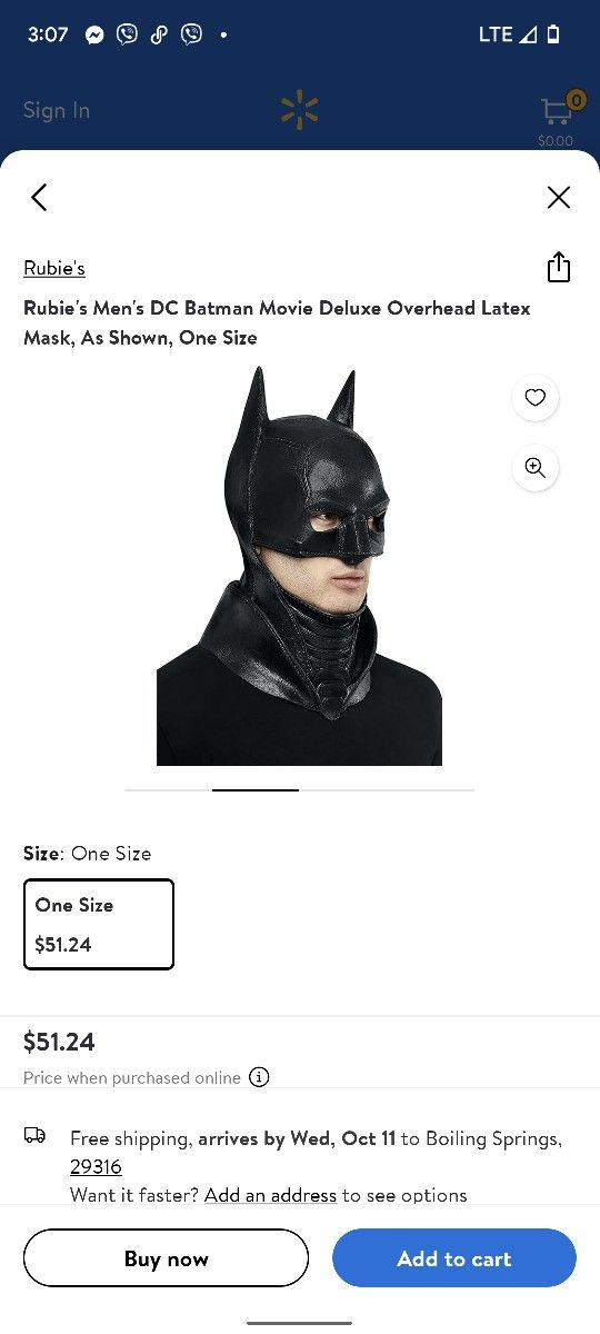 Batman Deluxe Mask