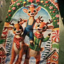 Reindeer Backdrop