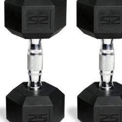 Brand New Dumbell Set 5 To 25 Lbs 