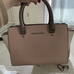 Michael Kors Small Leather Top-Zip Satchel