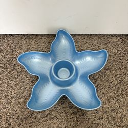 Blue Starfish Plastic Chip & Dip