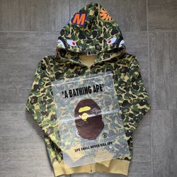 BAPE ABC Camo Shark Full Zip Hoodie – Size M